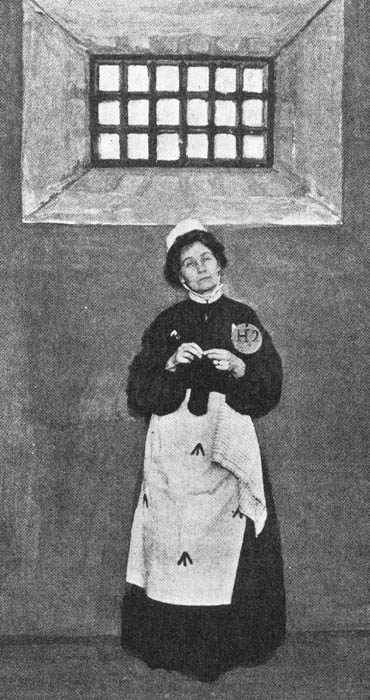 Emmeline Pankhurst in Prison